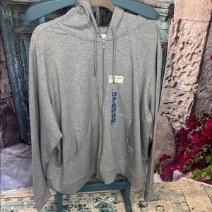 Earth Yoga grey hoodie sweatshirt NWT, size 3X